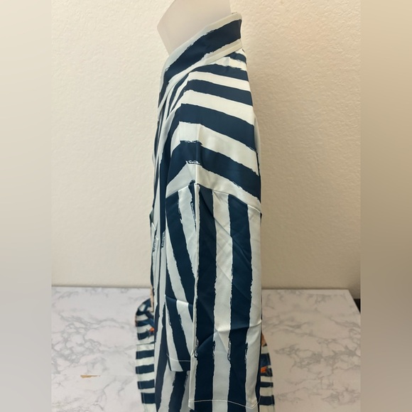 New VATPAVE Men XXL Summer Tropical Shirt Jacquard Birds Aloha Hawaiian Parrot - Picture 3 of 6